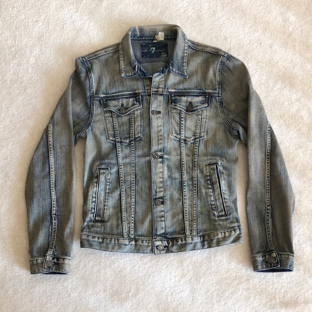 7 for all mankind jean jacket